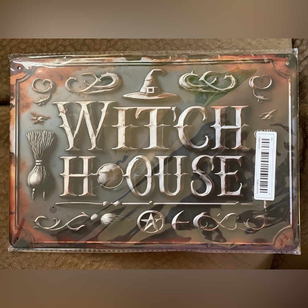 Metal Tin Sign — Witch House
